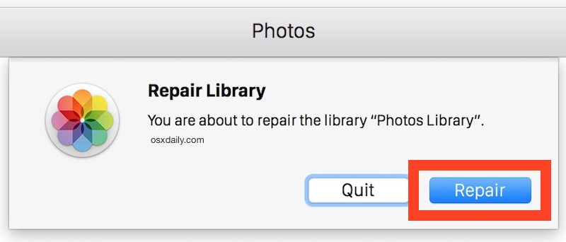 Mac Photos Library Corrupted