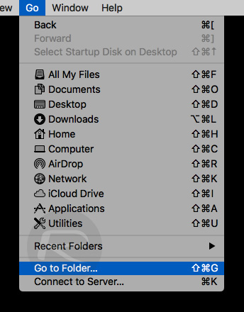 Unhide library folder mac